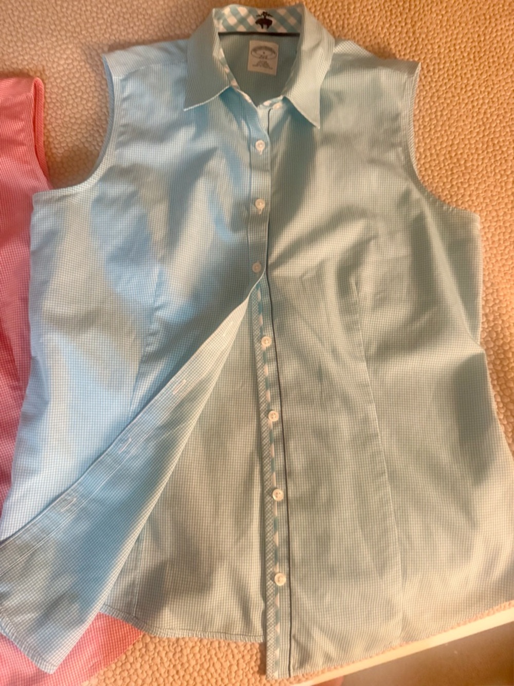 (2) Brooks Brothers women’s Sleeveless Button-Up Blouses - Picture 2 of 9